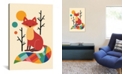iCanvas Rainbow Fox by Andy Westface Wrapped Canvas Print - 26" x 18"